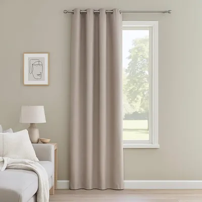 Produktbild von Thermovorhang Poppy Taupe 140 x 250 cm, KI-generiertes Bild