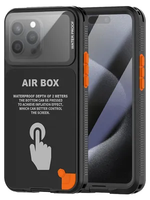 Produktbild von Shellbox, Hülle für iPhone 6.7" 12 Pro Max bis 16 Pro Max mit Rundumschutz IP68, Schwarz