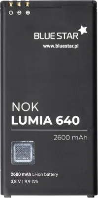 Produktbild von Bluestar Akku Ersatz kompatibel mit Nokia Lumia 640 2600mAh Li-lon Austausch Batterie Premium Accu T5C