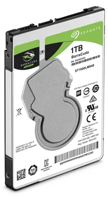 Obrázek produktu pro Seagate Barracuda 2.5", 1 TB, 5400 ot/min, 128 MB, 2.5", Serial ATA III