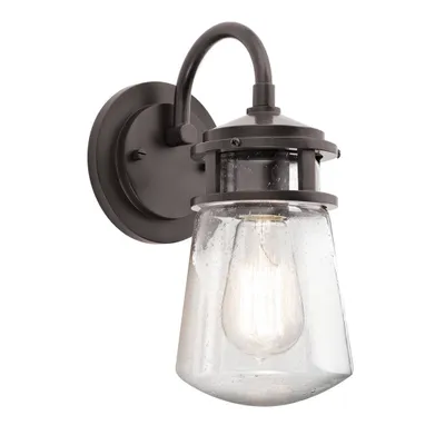 Obrázek produktu pro Venkovní nástěnné svítidlo Elstead Lyndon E27 29cm Architektonický bronz IP44