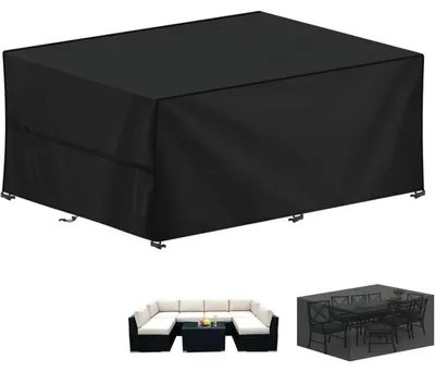 Obrázek produktu pro Ochranný obal na zahradní nábytek, vodotěsný, 420D Oxford, obdélníkový, rozměry 300x200x80 cm