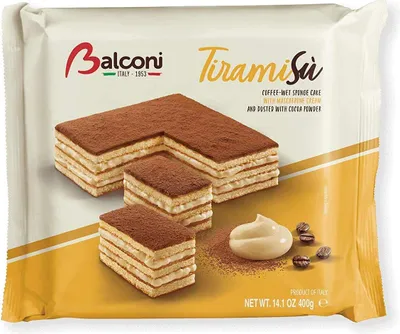 Produktbild von 3x Balconi Tiramisu tiramisù Torta Schokolade creme 400g kuchen cake