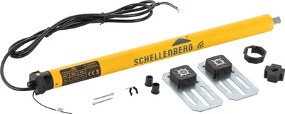 Image de Schellenberg Moteur pour volets roulants Premium avec radio 10 Nm Mini, moteur tubulaire pour arbre de 40 mm jusqu'à 6 m², 21110