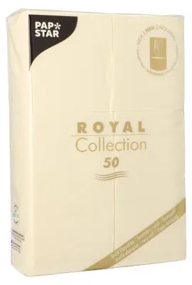 Produktbild von Servietten "ROYAL Collection" 48 cm x 30 cm champagner mit Besteckfalz