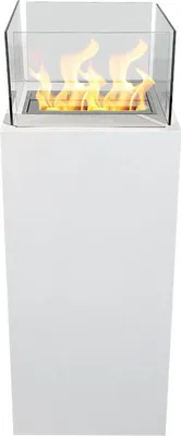 Produktbild von DIVINA FIRE DF94801, Freistehende Feuerstelle, -Ethanol, Weiß, Drinnen/Draußen, 3 - 3,5 h, 1,2 l