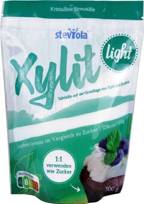 Produktbild von Steviola® Xylit light 500g | Zuckerersatz | zahnfreundliche Zuckeralternative | 1:1 verwenden wie Zucker | vegan
