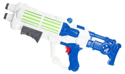 Produktbild von Wasserpistole Space mit Pumpe - Spielzeug Wasserpistole 49cm weiß