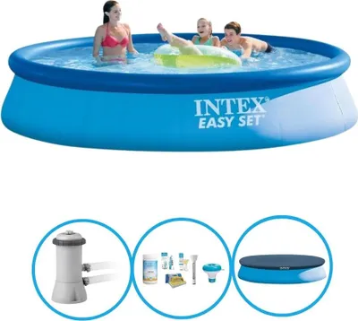 Immagine prodotto di Intex Pool Easy Set - Pacchetto piscina - 396x84 cm