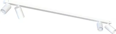 Produktbild von Strahler Metall verstellbar Weiß GU10 4-flammig länglich Modern Spot