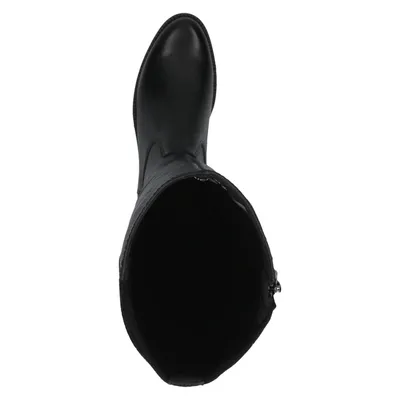 Produktbild von Caprice Damen Stiefel Leder Langschaft Wechselfußbett 9-25611-41, Größe:38 EU, Farbe:Schwarz