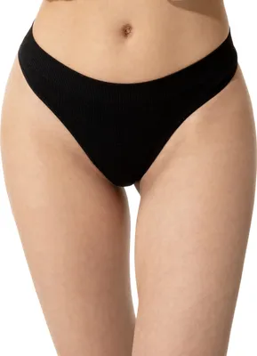 Produktbild von Yenita® String-Tanga Ribbed Collection XL schwarz
