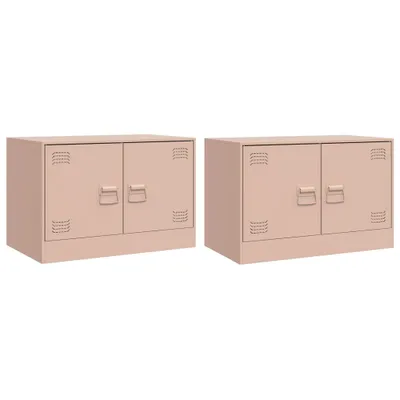Immagine prodotto di Mobili TV 2 pz Rosso 67x39x44 cm in Acciaio