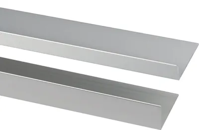 Immagine prodotto di PROFILO PER RIVESTIMENTI ANGOLARE TIPO 'L' 30x15x1 mm - satinato - barra 2 mt