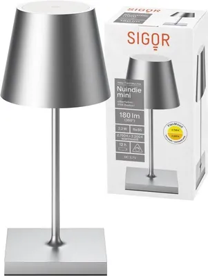 Productafbeelding van Dimbare LED Tafellamp 25 cm - Oplaadbaar voor Binnen en Buiten