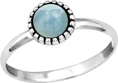 Produktbild von Ring Amazonit Silber 925 Damenring 54 (17.2 mm Ø)