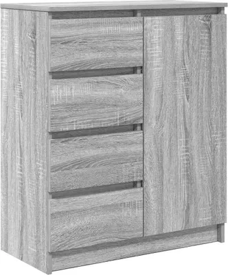 Produktbild von Sideboard mit Schubladen Grau Sonoma 71x35x84 cm Holzwerkstoff