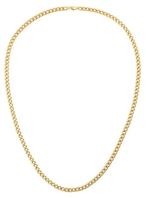 Immagine prodotto di Catena in acciaio unisex, placcata in oro, modello Ellipse DW00402102