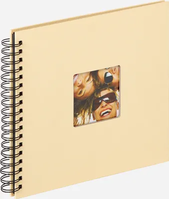 Produktbild von Walther, SA-108-H,Spiralalbum Fun creme, 26X25 cm