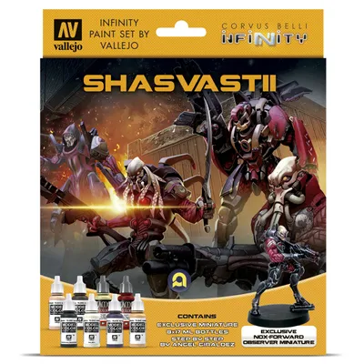 Produktbild von Vallejo 70.241 - Infinity Shasvastii, Farb-Set mit Figur