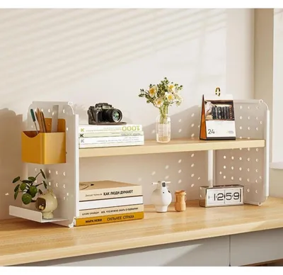 Productafbeelding van Houten Bureau Boekenkast met 4 Planken
