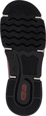Produktbild von Rieker Damen Sneaker sportlicher Schlupf Halbschuh mit Reißverschluss 45951, Größe:40 EU, Farbe:Rot