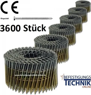 Immagine prodotto di Chiodi PREBENA per 7F-CNW90 | Confezione (3600) CHIODI CNW31X80MM BK