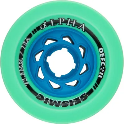 Image de Roues Skateboard - Alpha - 75.5x62.5 mm 78a - Mint Defcon - Whalph78Adef - Seismic