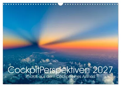 Produktbild von CockpitPerspektiven 2027 (Wandkalender 2027 DIN A3 quer), CALVENDO Monatskalender