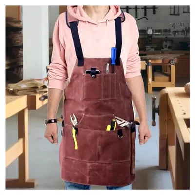 Produktbild von Gartenschürze aus robustem Canvas mit Werkzeugtaschen für Gartenarbeiten