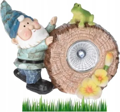Produktbild von LED Solarlampe Garten Zwerg dekorativ 10x14 cm