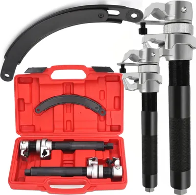 Produktbild von KRAFT&DELE | Federspanner Set, 28-280mm, 1200KG, Spanner für Stossdämpfer, Werkzeug für KFZ Federn