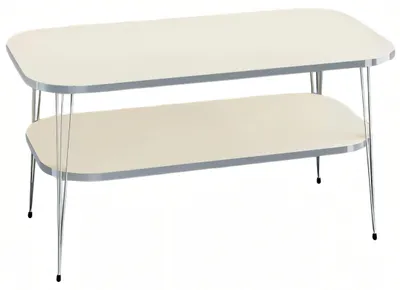 Immagine prodotto di Elegante tavolino in legno beige dal design raffinato