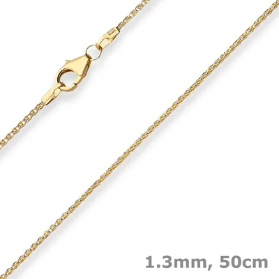 1-3mm-Zopfkette-aus-585-Gelbgold-50cm