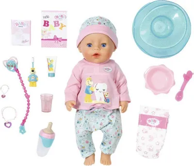 Produktbild von Zapf 827086 - BABY born - Soft Touch Badepuppe 43 cm mit Zubehör
