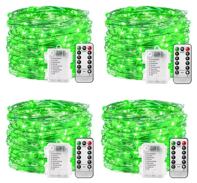 LED-Lichterkette 100er, 10 m, warmweiß, 8 Modi, Timer