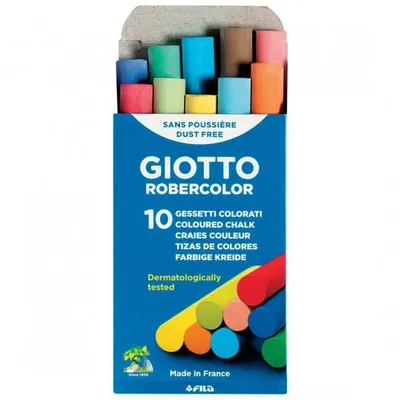 Zdjęcie produktu dla Kreda Giotto kolorowa 10 sztuk