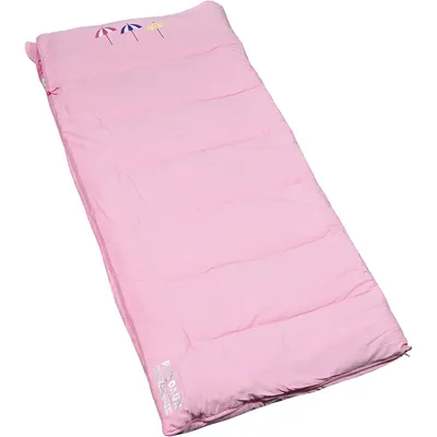 Produktbild von Schlafsack Polydaun Beach House Umbrella Junior – Rosa/Welle – 70x160 cm