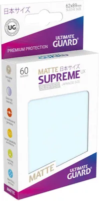 Produktbild von Ultimate Guard Supreme UX Sleeves Japanische Größe Matt Grün