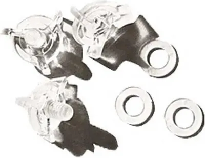 Produktbild von Airoh Twist 2.0 Helmvisier-schrauben-set Silber  Silber One Size