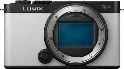 Produktbild von Panasonic Lumix S9 Body, 24,2 MP, 12000 x 8000 Pixel, CMOS, 6K Ultra HD, Touchscreen, Weiß