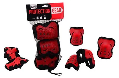 Produktbild von Protektoren Protectiongear rot/schwarz