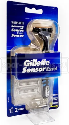 Produktbild von Gillette Sensor Excel, Weiß, PEG-115M; PEG-7M; PEG-100; BHT, 54,2 mm, 100 mm, 216,8 mm, 85 g
