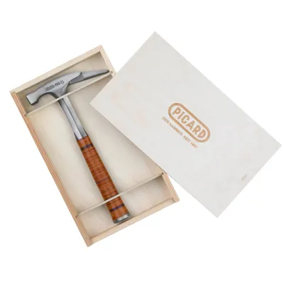 Produktbild von PICARD Ganzstahl-Latthammer Nr. 790 1/2 leichte Ausführung glatt mit Holzkiste