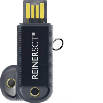 Zdjęcie produktu dla Reiner SCT 2708017-000, 18,5 mm, 51,5 mm, 6 mm, -25 - 70 °C, Czarny, FIDO2, U2F