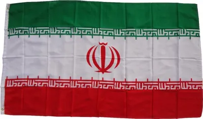 Obrázok produktu pre Vlajka Irán 90 x 150 cm vlajka s 2 očkami 100g/m² tkanina hmotnosť zdvihák vlajka pre stožiar