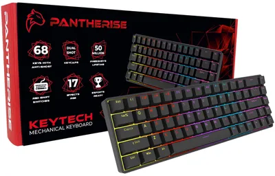 Produktbild von Pantherise KeyTech 68 Mechanische Gaming Tastatur RGB LED USB