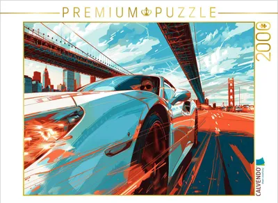Produktbild von CALVENDO Puzzle Die Schönheit der Geschwindigkeit | 2000 Teile Lege-Größe 90x67cm Foto-Puzzle für glückliche Stunden