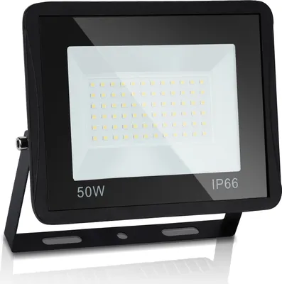 Immagine prodotto di Jiubiaz LED proiettore proiettore faretto 50W proiettore da costruzione lampada da esterno IP65 bianco caldo