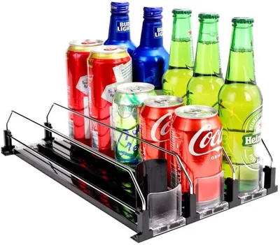 Produktbild von Unyqoos® Platzsparender automatischer Dosenhalter für Kühlschrank und Vorratskammer